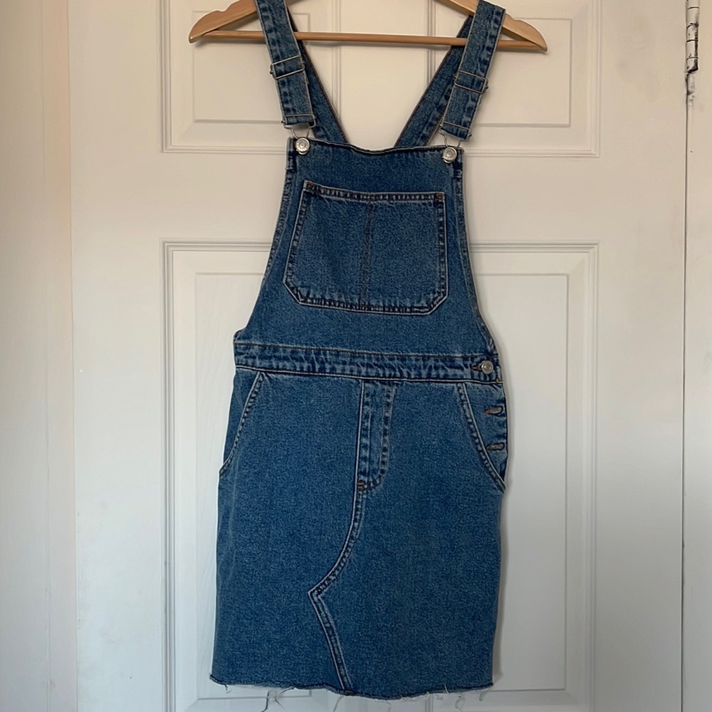 Topshop Denim Skirt Overalls size 2